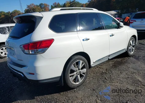 2014 Nissan Pathfinder Platinum из США, поврежденный, VIN 5N1AR2MN8EC652250